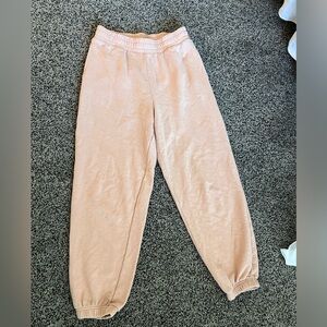 🧡 orange sweatpants. size 4